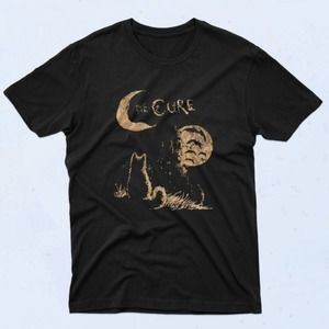 The Cure Moon Retro Band T Shirt